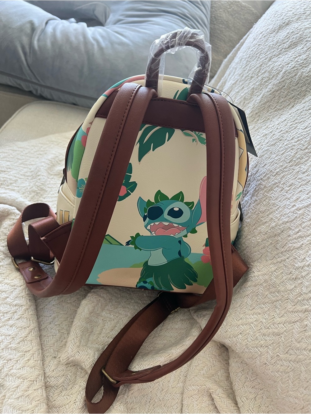 Disney Loungefly Stitch Aloha Poster Mini Backpack - Picture 2 of 8